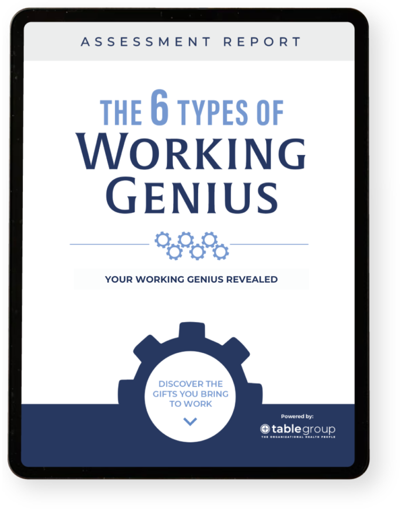 6 Types of Working Genius